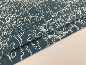 Bavlnené obliečky FROSTLINE modrozelené Rozmer obliečky: 70 x 90 cm | 140 x 200 cm