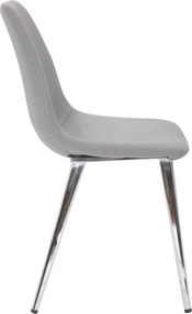 2x Stolička Hawaj CL-18062 svetlo šedá
