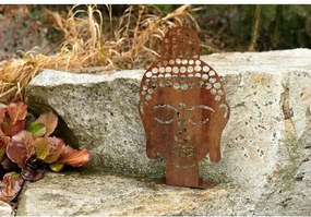 Záhradná dekorácia Budha 50 x 30 cm, corten CORGARDEN 1061