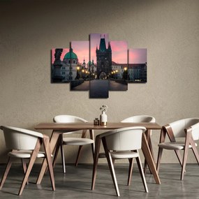 Obraz - Na Karlovom moste (150x105 cm)
