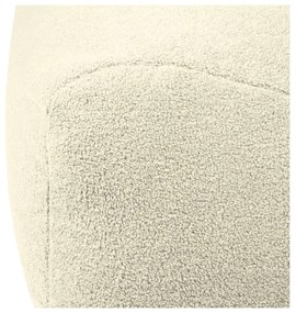 Krémový sedací vak z textílie buklé Lounge 100 – SLOWDOWN