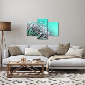 Obraz - orosená rastlina (90x60 cm)