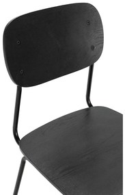 Čierne jedálenské stoličky v súprave 2 ks Aira – Marckeric