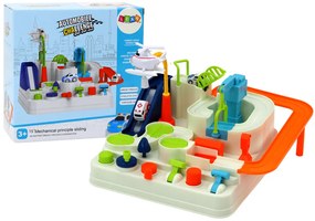 LEAN TOYS Prekážková dráha pre autá, Interaktívna