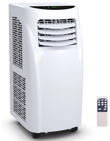 7000 BTU Prenosná klimatizácia s diaľkovým ovládaním Režim chladenia Mobilná klimatizácia 32 x 36 x 62,5 cm Biela