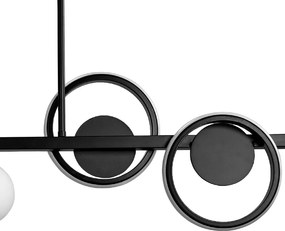 Toolight Toolight, LED stropné svietidlo 120cm APP1199-CP, čierna matná, OSW-04559