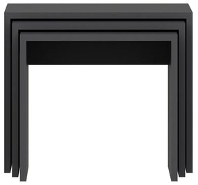 Odkladací stolík Alya Anthracite, 3 ks
