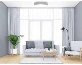 Stropné svietidlo so senzorom CLEO 5xE27/24W/230V pr. 60 cm šedá