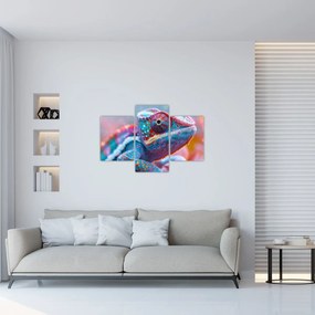 Obraz - Sfarbený chameleón (90x60 cm)