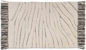 Béžová kúpeľňová predložka 50x70 cm Crilda – Kave Home