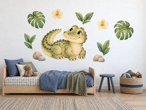 Krokodýlek se stočeným ocáskem arch 75 x 50 cm