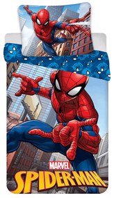 DETSKÉ BAVLNENÉ OBLIEČKY SPIDERMAN 140X200 CM, 1KS 70X90 CM VZOROVANÉ