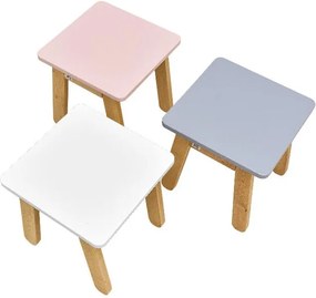 Svetloružová detská stolička BELLAMY Woody