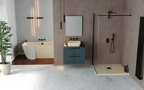 Polysan Polysan, FLEXIA sprchová vanička z liateho mramoru s možnosťou úpravy rozmeru 150x80cm, antracit mat, 72901.51