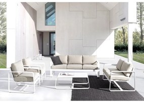 Hliníkový záhradný konferenčný stolík 62x105 cm Merrigan – Bizzotto