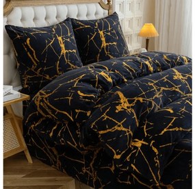 Obliečky mikroplyš AXIS čierne Rozmer obliečky: 70 x 80 cm | 140 x 200 cm