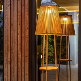 Stojanová lampa Okinawa, solárna – bambus