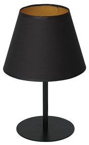 Luminex Stolná lampa ARDEN 1xE27/60W/230V pr. 20 cm čierna/zlatá LU3502