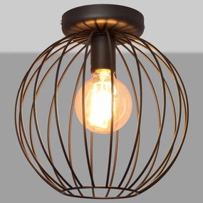 Prisadený luster MERCURE 1xE27/15W/230V pr. 30 cm čierna