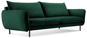 Zamatová štvormiestna pohovka Vienna 230 × 92 × 95 cm