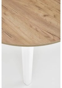 Jedálenský stôl CALMIO dub craft/biela