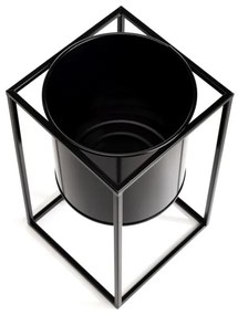 Stojan na kvety RING 40x23 cm čierna