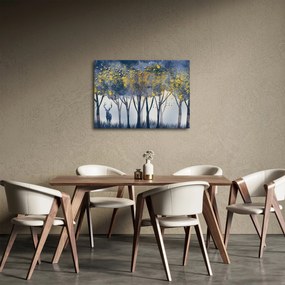Obraz jeleňa v lese (70x50 cm)