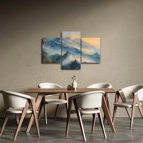 Obraz - Maľovaná horská krajina (90x60 cm)
