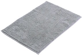 Erga Basic, kúpeľňová predložka 60x40 cm, model 6 Chenille Rolled, šedá, ERG-08148