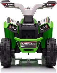 LEAN CARS Zelená batériová štvorkolka XMX630T s prívesom