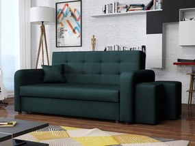 Pohovka s taburetkami Clivia Home III, Taburetka: ľavá strana, Dostupné poťahy: Enjoy 24