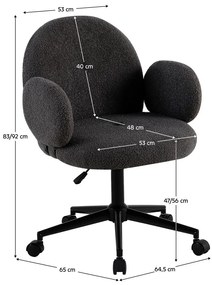 Kancelárske kreslo Trio (sivá + čierna). Vlastná spoľahlivá doprava až k Vám domov. 1119531