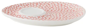 Mokka podšálka Flow štruktúrovaná skin/biela - 491185