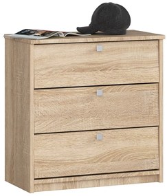 Skriňa na topánky Mini 60 cm - 3 dvierka dub sonoma