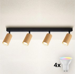Brilagi - LED RGBW stmievateľné bodové svietidlo SELE MODERN 4xGU10/6,5W/230V Wi-Fi zlaté