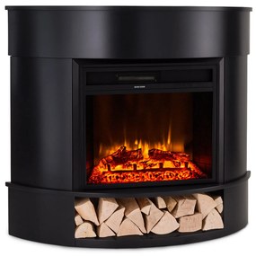 Loloru, elektrický krb, ohrievač, 900/1800 W, týždenný časovač, diaľkové ovládanie
