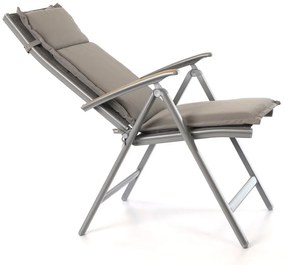 Látkový podsedák 45 × 116 cm, sivá