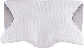 Ergonomický vankúš z pamäťovej peny bielo-šedá 60 x 35 cm