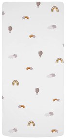 Napínacia detská plachta z bavlneného saténu 200x90 cm Balloon Dreaming - Butter Kings