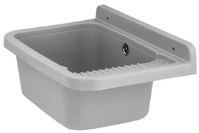 Gamma Gradia, univerzálna plastová výlevka 50,8x33,8x24 cm, šedá, GMA-KGG50-G