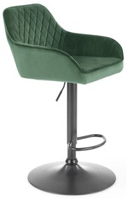 Barová stolička PERSA – zamat, viac farieb sivá