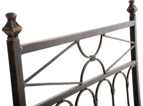 Kovová skladacia stolička Asina (SET 2 ks) - Bronzová