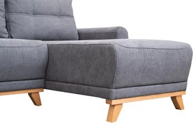 AKCIA Svetlosivá rohová sedacia súprava ORANGE, obojstranná II. akosť