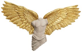 Guardian Angel Male nástenná dekorácia biela