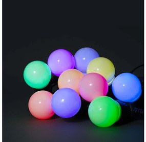Nedis WIFILP03C10 - LED RGB Dekoračná reťaz 10xLED 12m IP65 Wi-Fi Tuya