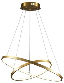 Polux LED Luster na lanku LEA LED/35W/230V 4000K pr. 60 cm zlatá SA2246