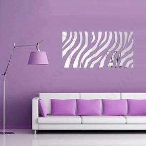 Dekoračné zrkadlo ZEBRA 70X140cm