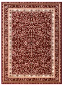 Koberec NAIN Ornament, rám 7965/51066 bordový / béžový