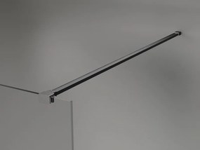 Mexen, Mexen Kioto-X sprchová stena 150 x 200 cm, grafit 10 mm, pištoľovo šedá kartáčovaná - 800-150-101-66-40-X