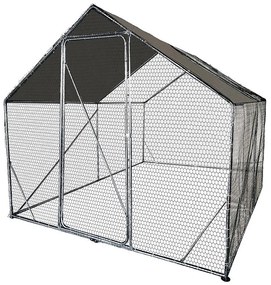 Kovová klietka na hydinu 200x300x220 cm